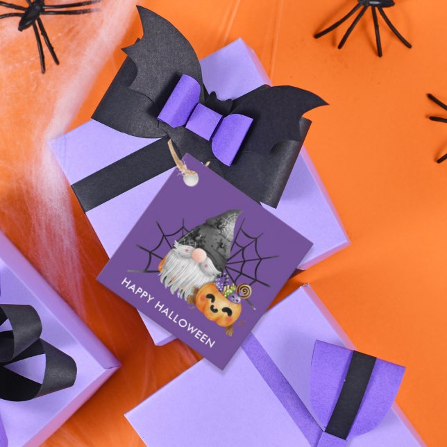 Halloween Gnome Trick oder Treat Geschenkanhänger (Von Creator hochgeladen)