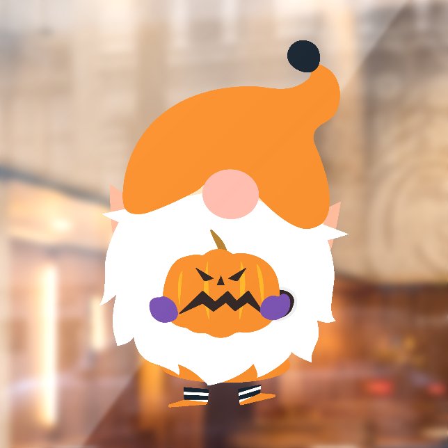 Halloween Gnome Window Cloning Fensteraufkleber (Blatt 2)