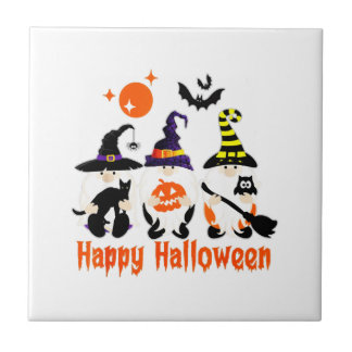 Halloween Gnomes Cute Autumn Pumpkin Fall Fliese