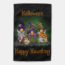 Halloween Gnomes Flag2 Garden Flag