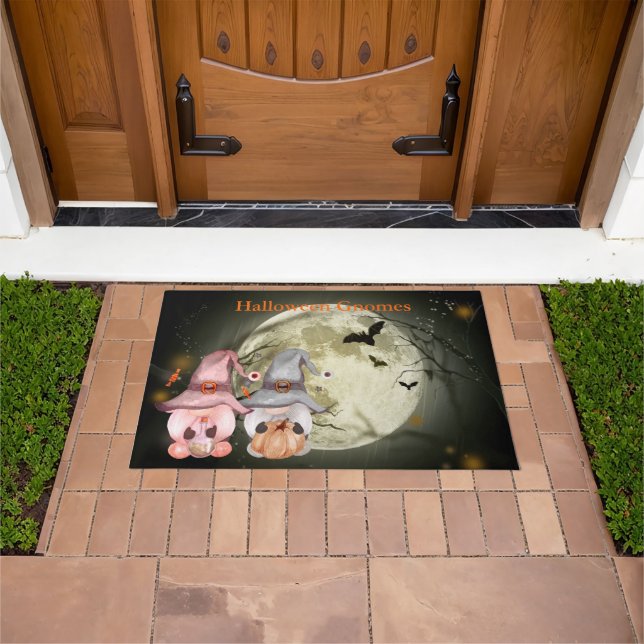 Halloween Gnomes Full Moon Family Fußmatte (Außenbereich)