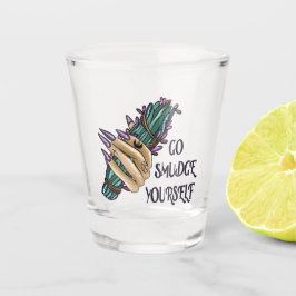 Halloween "Go Smudge yourself"-lustiges Schießglas Schnapsglas