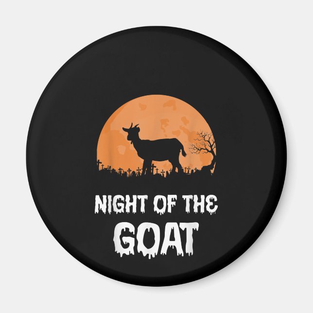 Halloween Goat Costume Gift Magnet (Vorne)