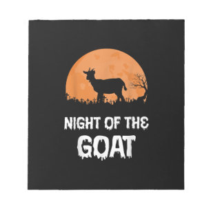 Halloween Goat Costume Gift Notizblock