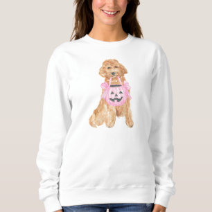 Halloween Goldendoodle Pumpkin Trick oder Behandlu Sweatshirt