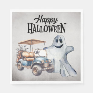 Halloween, Golf T-Shirt: Golf Equipment Napkins Serviette