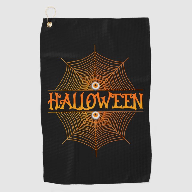 Halloween Golfhandtuch (Vorderseite)