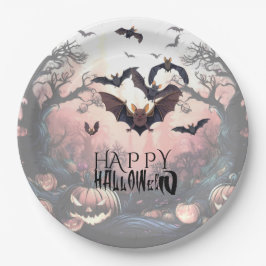 Halloween Gone Batty Pappteller