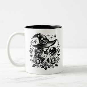 Halloween Good Hexe Zweifarbige Tasse
