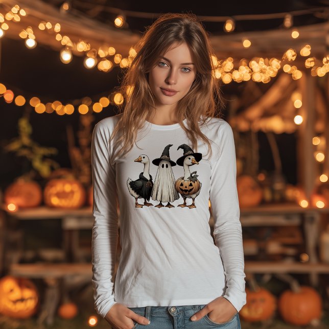 Halloween Goosey Trio Tri-Blend Shirt (Von Creator hochgeladen)