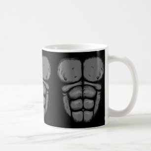 Halloween-Gorilla-Affen-Bauch-Brust-Kostüm Männer Kaffeetasse