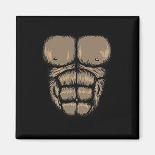 Halloween Gorilla Brustkostüm Niedlicher Affenmusk Magnet