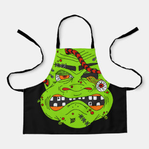 Halloween Gory Frankenstein Green Monster Kids Schürze