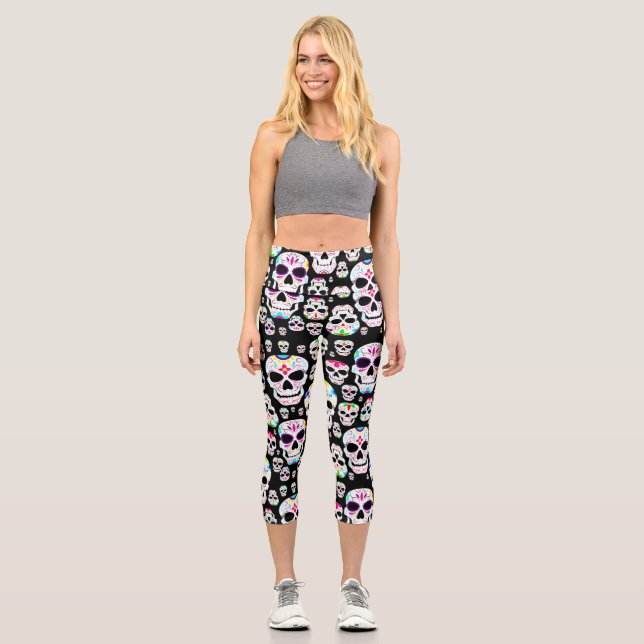 halloween gothic capri leggings (Vorderseite)