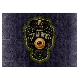Halloween Gothic Eye of Newt Witch Pop Vintag Schneidebrett