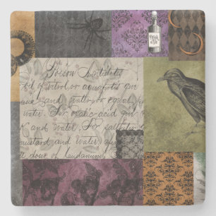Halloween Gothic Mittelalterliche Gruselige Apothe Steinuntersetzer