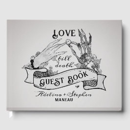 Halloween Gothic Til Death Do us Party Wedding Gästebuch