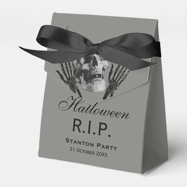 Halloween-Grabstein Geschenkschachtel (Vorderseite)