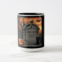 Halloween Grabstein Spaß "Doug M. Deep"