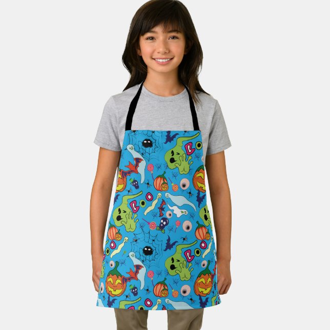 Halloween Grafik-Design-Sammlung Schürze (Insitu)