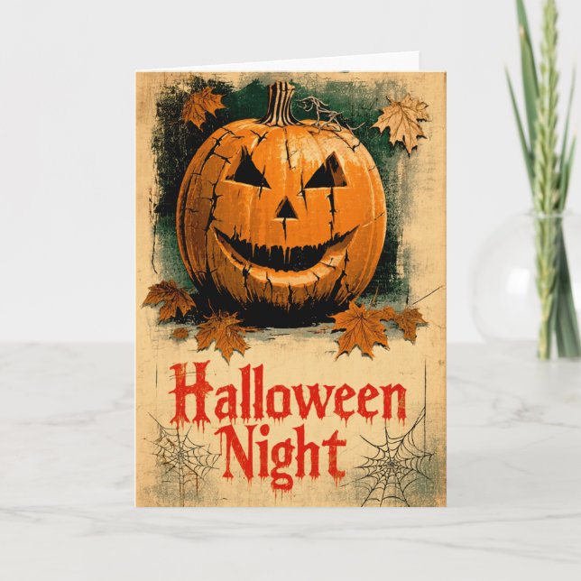 Halloween Graphic – 1960s Inspired Series Karte (Vorderseite)