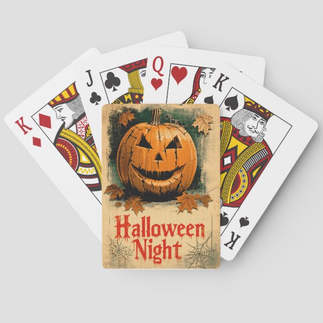 Halloween Graphic – 1960s Inspired Series Spielkarten (Rückseite)