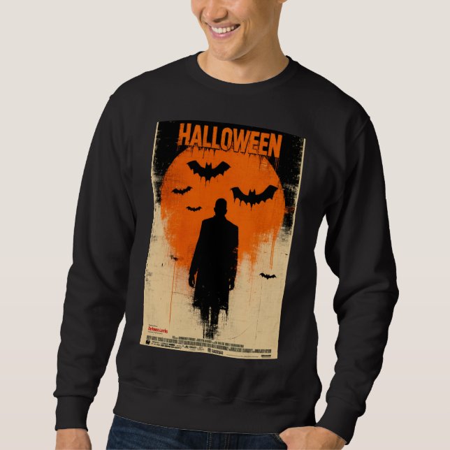 Halloween Graphic - Classic Design Opis der 60er J Sweatshirt (Vorderseite)
