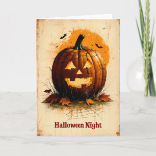 Halloween Graphic - Einzigartiger Stil der 60er Ja Karte