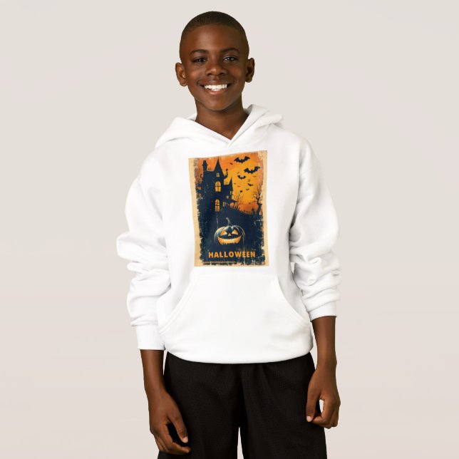 Halloween Graphic Limited Edition ArtworkT-Shirt Hoodie (Vorne ganz)