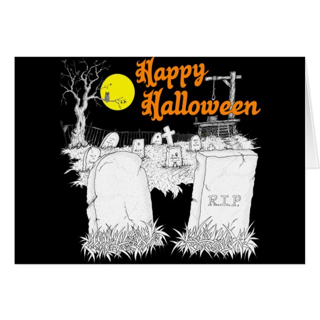 halloween graveyard (Devant horizontal)