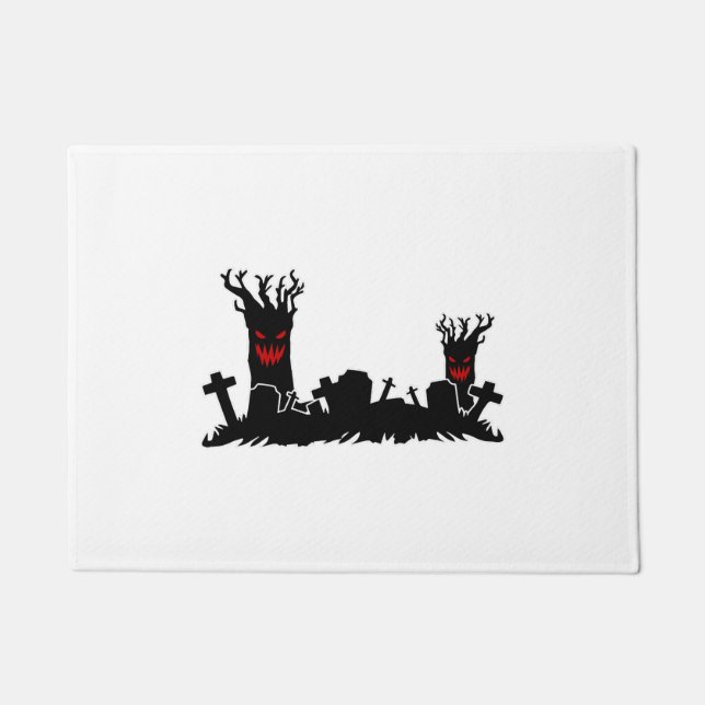Halloween Graveyard Fußmatte (Vorderseite)