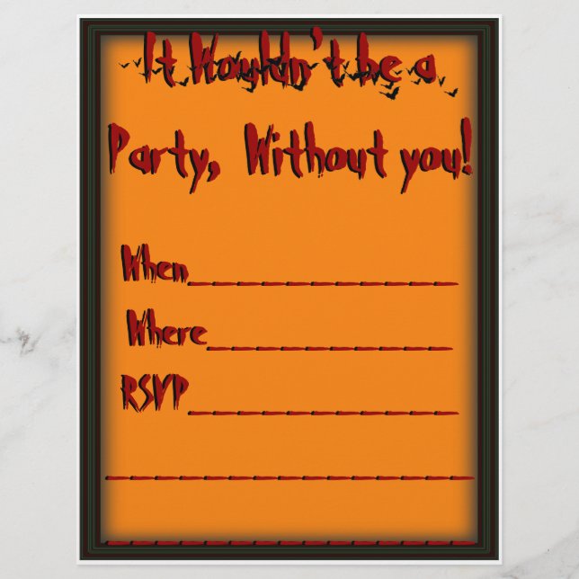 Halloween Graveyard-Silhouette (Vorderseite)