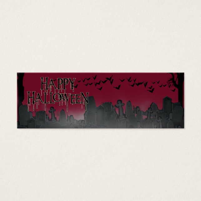 Halloween Graveyard-Silhouette (Vorderseite)