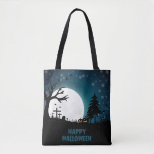 Halloween Graveyard Tasche