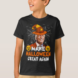 Halloween Great Again Funny Trump Jack O Lant T-Shirt
