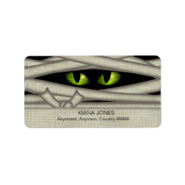 Halloween Green ID685 Adressaufkleber