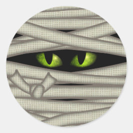 Halloween Green ID685 Runder Aufkleber