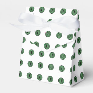 Halloween Green Polka Dot Eyes Geschenkschachtel