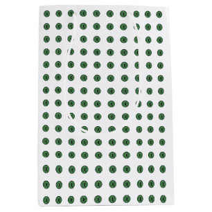 Halloween Green Polka Dot Eyes Mittlere Geschenktüte