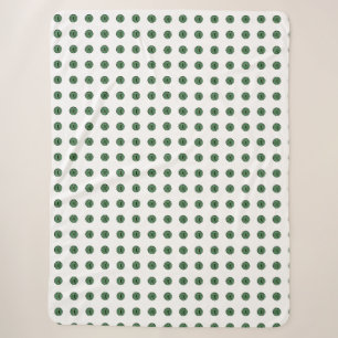 Halloween Green Polka Dot Eyes Sherpadecke