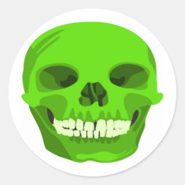 Halloween Green Scully Ihr Party Sticker