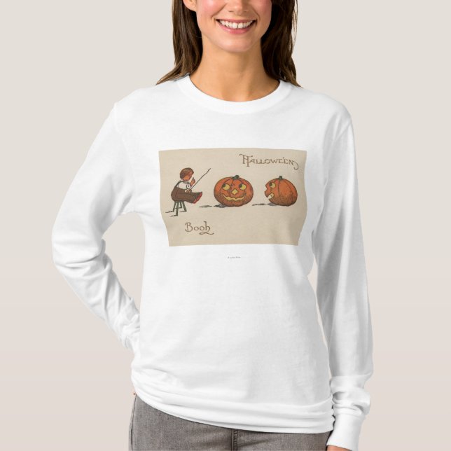 Halloween GreetingBook T-Shirt (Vorderseite)
