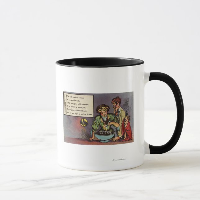 Halloween GreetingCandle Grease Tasse (Rechts)