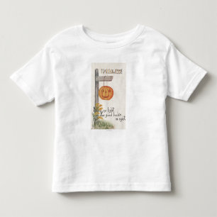 Halloween GreetingJack-O-Laterne auf Posten Kleinkind T-shirt
