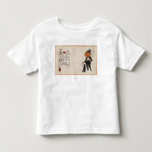 Halloween GreetingJack-O-Laterne in Tux Kleinkind T-shirt