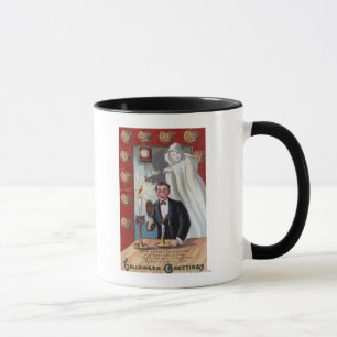 Halloween GreetingMan und Geist Tasse