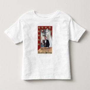 Halloween GreetingMan und Ghost Kleinkind T-shirt