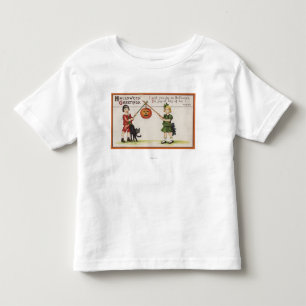 Halloween GreetingPumpkin auf Stock Kleinkind T-shirt