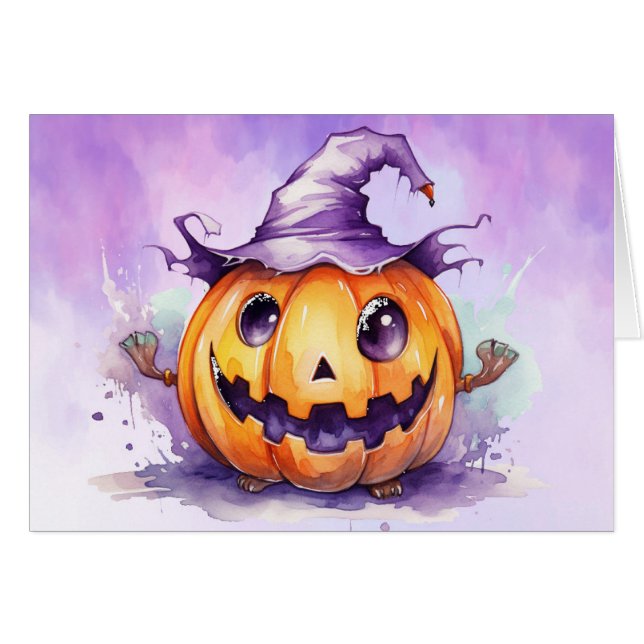 Halloween Greetings (Vorderseite (Horizontal))