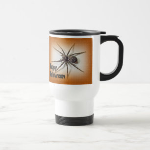 Halloween Greetings - Dolomedes tenebrosus Spider Reisebecher